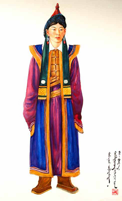 traditional mongolian clothing